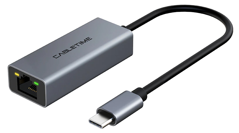 CABLETIME αντάπτορας USB Type-C σε RJ45 CML100