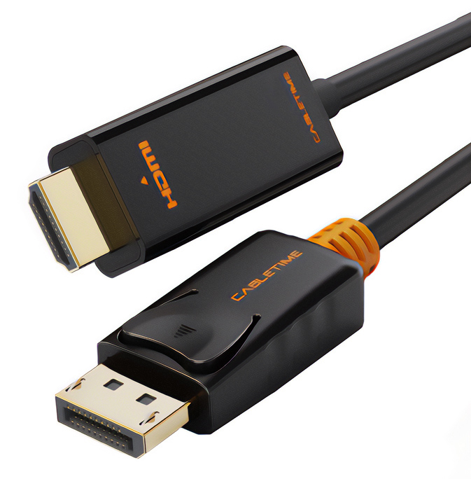 CABLETIME καλώδιο Displayport σε HDMI AV585