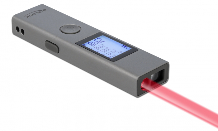 DELOCK laser μετρητής απόστασης 64071 με οθόνη