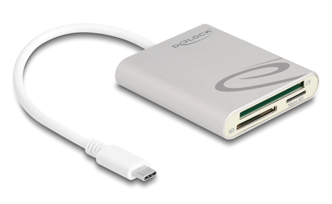 DELOCK card reader 91005 για micro SD/SD/CF