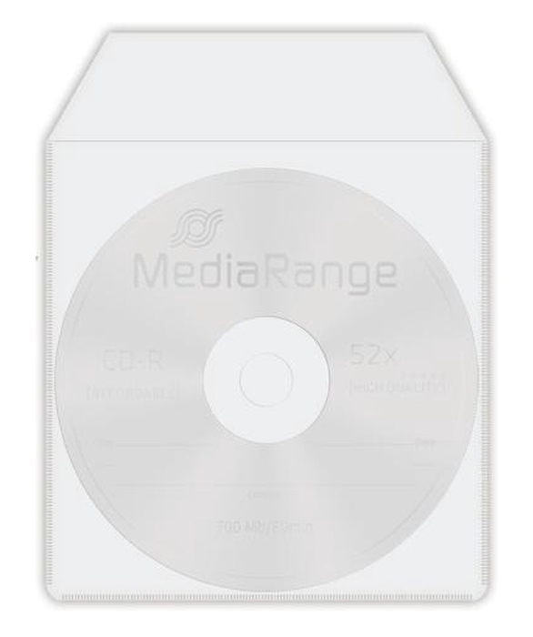 MEDIARANGE πλαστική θήκη CD/DVD με καπάκι