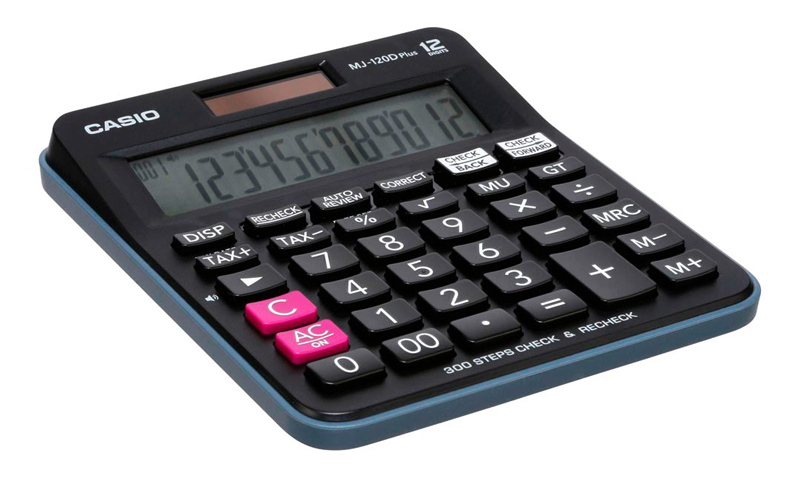 CASIO αριθμομηχανή MJ-120D Plus