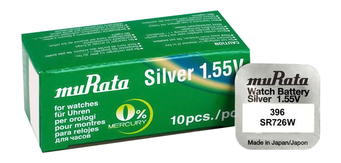 MURATA μπαταρία Silver Oxide για ρολόγια SR726W