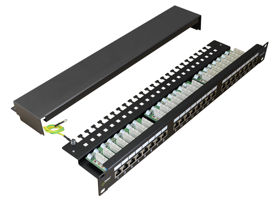 PULSAR patch panel για rack RP-F24V6