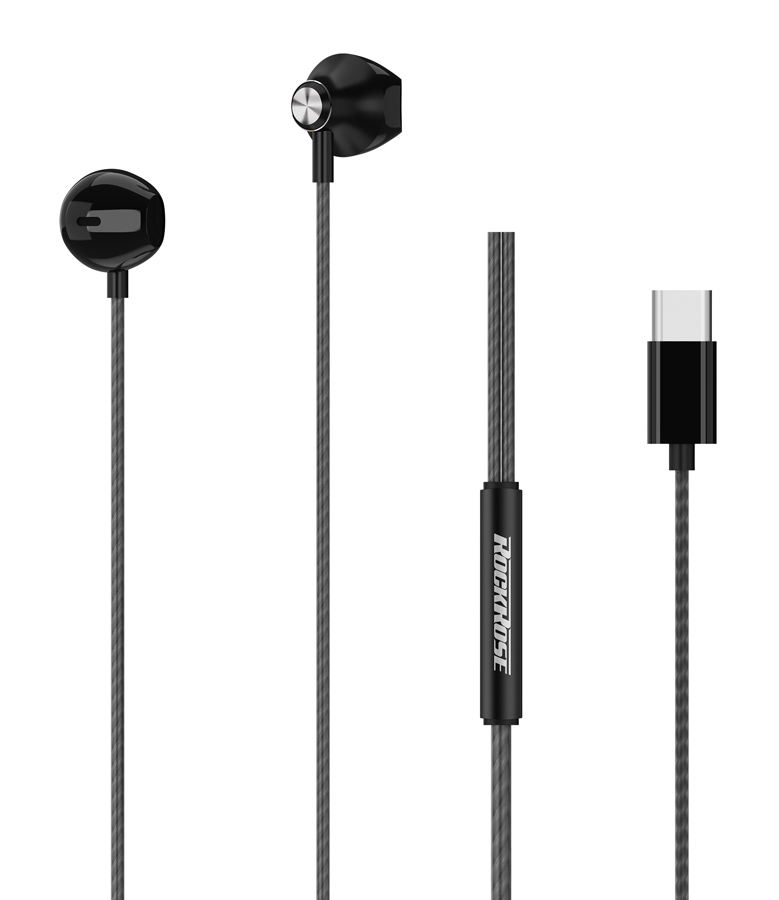 ROCKROSE earphones με μικρόφωνο Sense TC