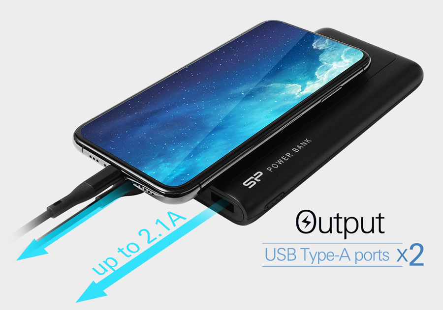 2x USB output