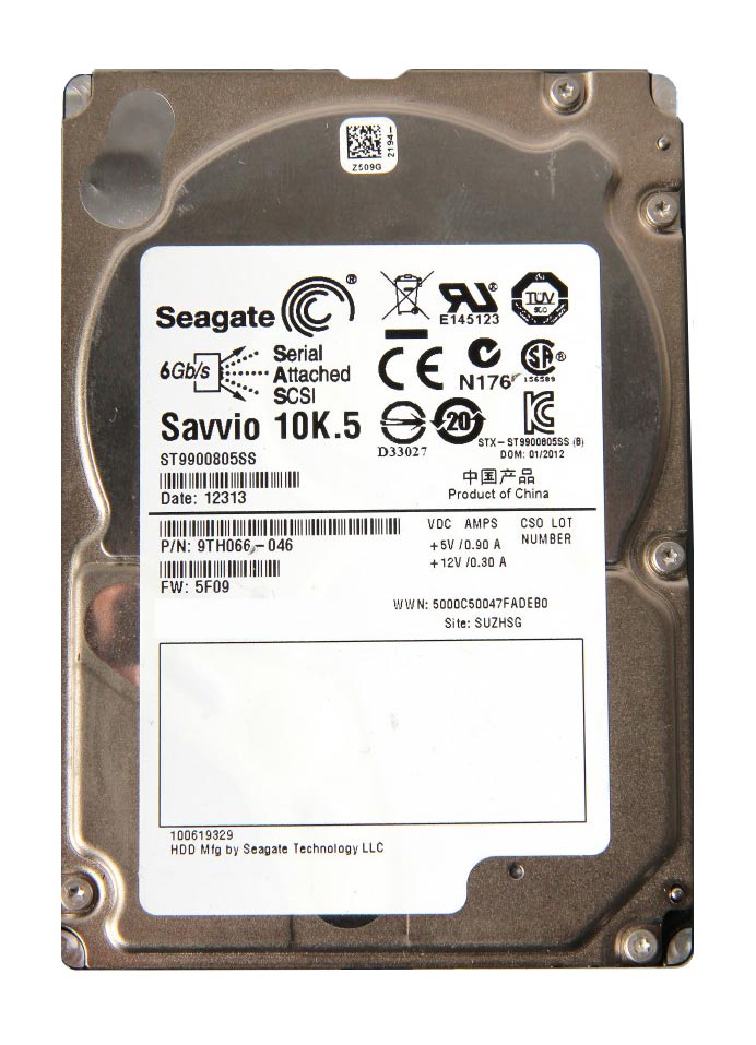 SEAGATE used SAS HDD ST9900805SS 900GB