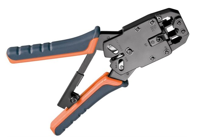 POWERTECH Πρέσα ακροδεκτών ethernet 3 σε 1 TOOL-0021