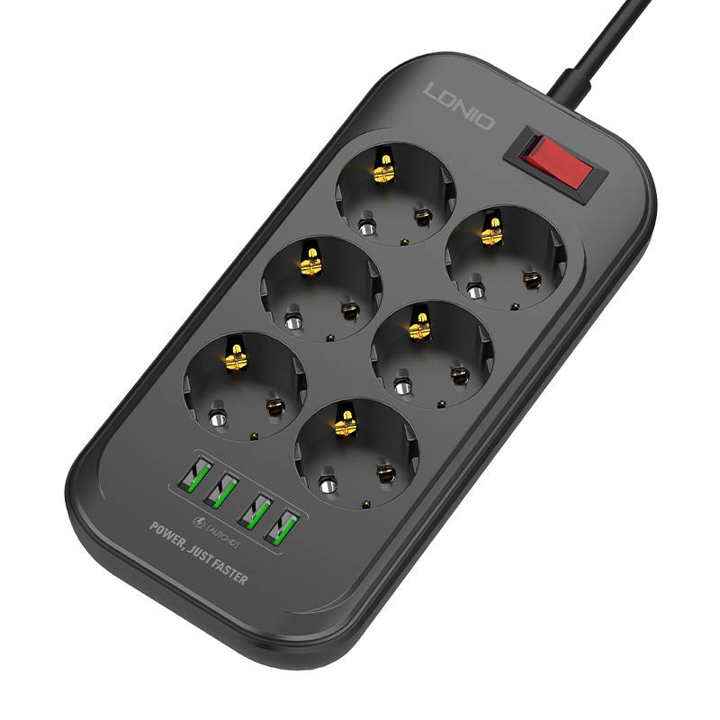 eng_pl_Power-strip-with-6-AC-outlets-4x-USB-LDNIO-SE6403-2m-black-26190_1