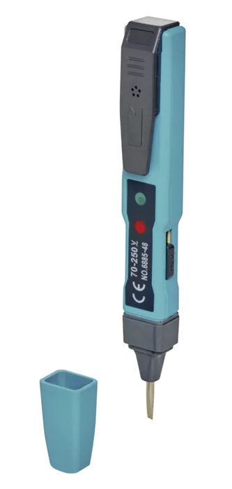 EMOS tester τάσης M0048 με οπτική & ακουστική ένδειξη